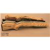 Image 2 : Lot of 5 stocks; 4 unfinished and one finished.   Two “varmiter” style, one Winchester Model 70, and