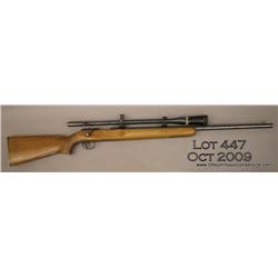 REMINGTON RangeMaster Model 37, # 07120, .22 cal.,  heavy barrel target rifle mounted with super  ta