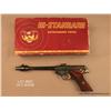 Image 2 : Hi-Standard Supermatic Trophy Model deluxe target  pistol, 8" barrel with muzzle break, blue finish,