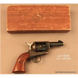 Colt Second-Generation Sheriff’s Model, .45 cal.,  3” barrel, blue and case hardened finish, wood  g