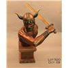 Image 4 : Original bronze entitled "Viking Raiders" by J  Stout dated 1988 and numbered 3 of 6. Measures 35"  