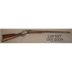 Remington Rolling Block Sporting rifle, 44-77  cal., 30” octagon barrel, rounded frame at breech,  b