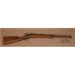 REMINGTON Keene rifle, NSNV, 45-70 cal., 20.5”  barrel, fair condition with approximately 10%-20%  o
