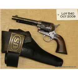 Colt SAA revolver, ”US” marked Artillery Model,  .45 cal., 5-1/2” barrel, blue and case hardened  fi