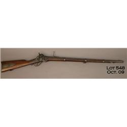 Sharps New Model 1859 three band military rifle,  .54 cal., 30” round barrel, pleasing brown patina