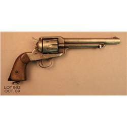 REMINGTON Model 1890 SA Army, # 1659, .44-40, 7 ½”  barrel, blued finish, brown hard rubber grips.  