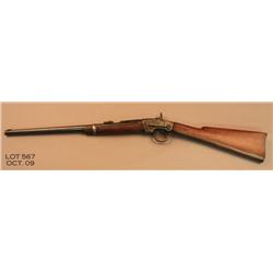 Smith Civil War Carbine, .50 cal., 22” barrel,  blue and case hardened finish, wood stocks,  #19302.