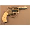 Image 1 : Colt Model 1878 DA Sheriff’s model revolver, 44-40  cal., 3-1/2” barrel, engraved, nickel finish,  i