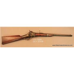 Sharps New Model 1863 conversion carbine, 50-70  cal., 22” round barrel, blue and case hardened  fin