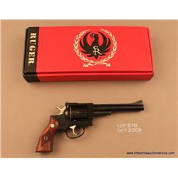 Ruger Security Six, #152-17580, .357 Mag, 6"  barrel, adjustable sights, blued finish, checkered  wa