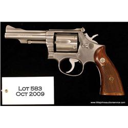 Smith & Wesson Model 67, #3K89182, .38 Spl.,  stainless, 4" barrel, adjustable sights, checkered  wo