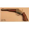 Image 2 : Remington 1871 Army Rolling Block pistol, .50  cal., 8” round barrel, blue and case hardened  finish