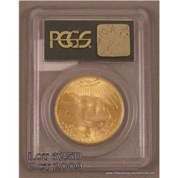 St. Gauden’s Twenty Dollar gold piece dated 1927  PCGS graded MS64 in slab.  Est.: $900-$1,200.