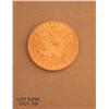 Image 2 : Liberty Ten Dollar gold piece dated 1892 in  circulated, ungraded very good condition.  Est.:   $350