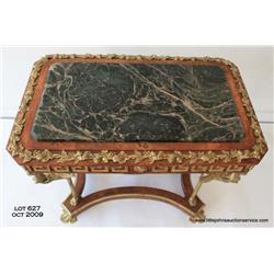 Splendid Napoleonic Empire style end table circa  mid 20th century.  These represent the finest  rec