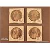 Image 1 : Lot of 4 Morgan Silver dollars.  Dated 1885-O not  professionally graded.  All MS-60 or better.  1  