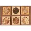 Image 2 : Lot of 6 Morgan Silver dollars.  Assorted dates.   Not professionally graded.  1 exceptional 1886  (