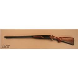 Charles Daly SXS shotgun, 12 gauge, 3” chamber,  28” barrels, engraved receiver, black finish,  chec