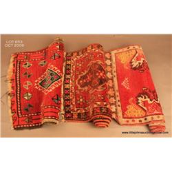 Collection of 3 Kalim Persian antique prayer  textiles.  Estimate $150 - $300