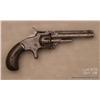 Image 1 : Smith & Wesson Model 1 3rd Issue spur trigger  revolver, .22 cal., 3” barrel, blue finish,  rosewood