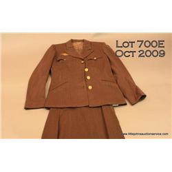 WWII US Army Women's Army Core tunic and skirt.   Est.  $150 - $250