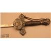 Image 1 : Knights of Pythias ceremonial sword and metal  scabbard, approx. 37” overall. The sword is marked  “