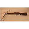 Image 1 : Interesting hand-made crossbow made circa 1900,  approx. 32” oak stock, approx. 31” iron cross  memb