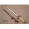 Image 1 : Nazi Army dagger and scabbard in overall very good  to fine condition with hanging rings.  Est.:   $