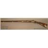 Image 2 : Nice quality custom 1/2 stock rifle in  approximately 45 caliber percussion signed  B.C.-Lrs on left
