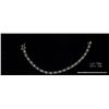 Image 1 : One bracelet made in 14k yellow gold and set with  21 emeralds 6mm x 4mm approx. wt 9.5 ct and 42  r