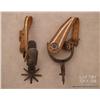 Image 1 : Pair of Mexican spurs circa 1900-1920’s, in  overall very good condition with silver  ornamentation 