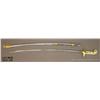 Image 1 : US Marine Corps Officer’s sword and scabbard,  approx. 39” overall and in fine condition showing  th