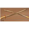 Image 2 : US Marine Corps Officer’s sword and scabbard,  approx. 39” overall and in fine condition showing  th
