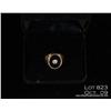 Image 1 : One man's ring in 14k yellow gold set with an oval  onyx and a center diamond 0.10 ct  Est. $125 -  