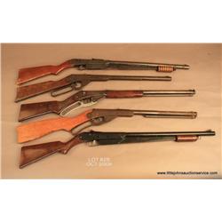 Good lot of 5 collectible BB Guns-Daisy model 27  500 shot lever action circa 1927-32 very good  con