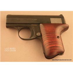 Belgium-made Baby Browning semi-auto pistol,  6.35mm cal., 2” barrel, blue finish, custom exotic  wo