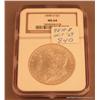 Image 1 : 1898 Morgan dollar MS64 graded in holder by NGC.   Est.  $150 - $300