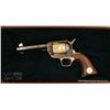 Image 1 : Boxed Commemorative Single Action Army revolver,  .45 cal., 4-3/4” barrel, blue, gold and case  hard