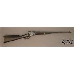 Starr percussion carbine, .54 cal., 21” round  barrel, wood stocks, #NVSN. This gun is in overall  g