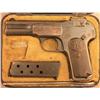 Image 2 : FN Browning Model 1900 semi-auto pistol in fabric  covered Factory lined case with cleaning rod and 