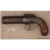 Image 2 : ALLEN & WHEELOCK standard size 6 shot pepperbox,  3.25” barrels, bag shaped with Worchester style  h