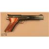 Image 1 : Colt Match Target Model semi-auto pistol, .22LR  cal., 6” barrel, blue finish, checkered thumb rest 