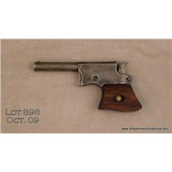 REMINGTON Vest Pocket Pistol, # NSNV, .22 cal.,  3.25” barrel, blued finish, home made grips.   The 