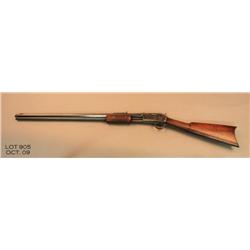 Colt Medium frame lightning pump rifle, .32 cal.,  26” octagon barrel, blue finish, wood butt stock 