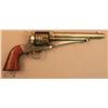 Image 1 : REMINGTON Model 1875 SA, # 575, .44 cal., in the  white, 7 ½” barrel, smooth wooden grips.  Revolver