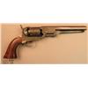 Image 2 : Colt Model 1851 Navy, period engraved, .36 cal.,  7-1/2” octagon barrel, wood grips, #32497. This  g