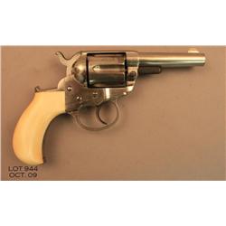 Colt Model 1877 Thunderer DA revolver, etched  panel .41 DA, 3-1/2” barrel, no ejector rod or  housi