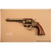 Image 1 : Colt Model 1894 DA US Army revolver, .38 cal., 6”  barrel, blue finish, smooth wood grips with  mili