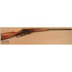 Winchester Model 1895 lever action rifle, .30 US  cal., 28” round barrel, blue finish, wood stocks, 