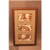 Image 2 : Beautifully framed and deluxe matted three piece  set of Beverly Dolittle prints of horses in snowy 